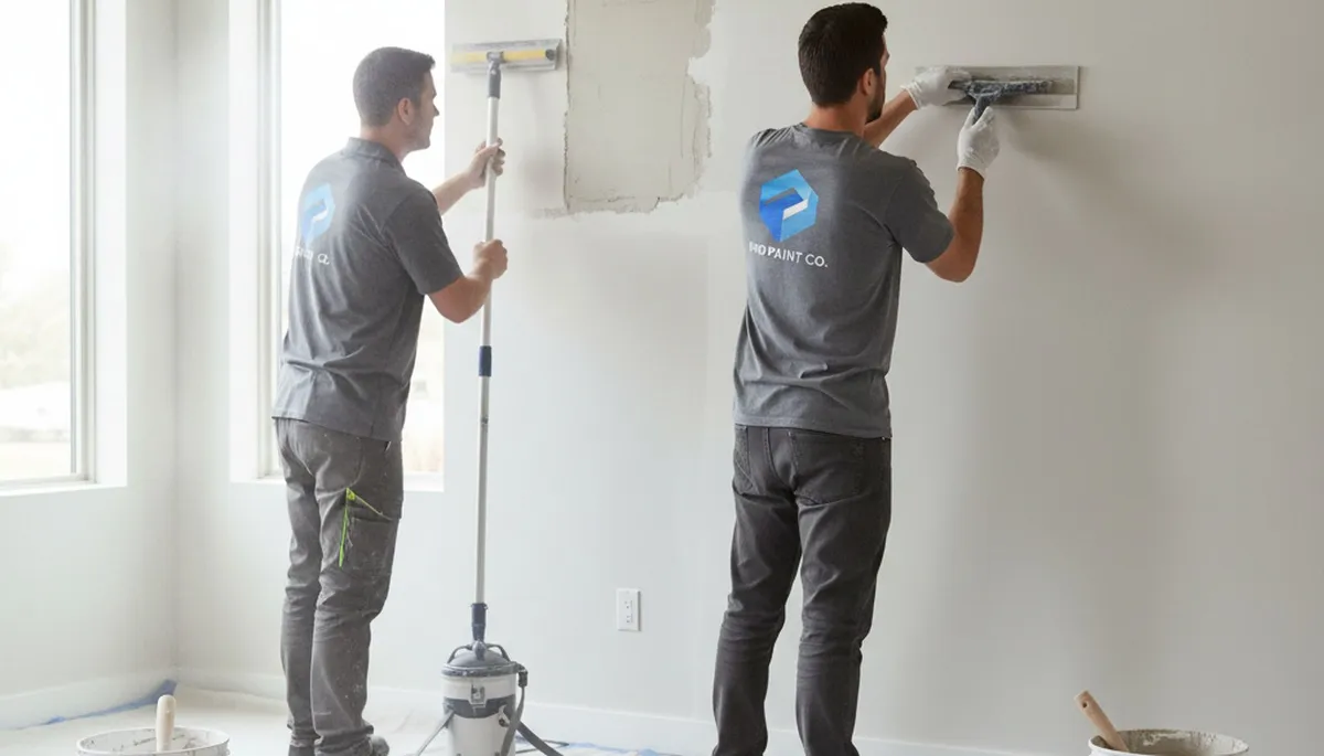 Professional drywall repair and wall restoration by expert painters in Naperville, IL homes
