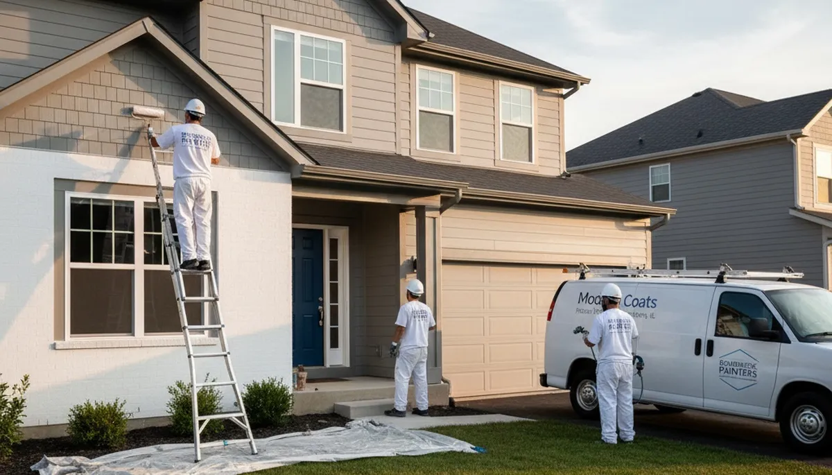 House painters in Naperville, IL providing professional residential painting services
