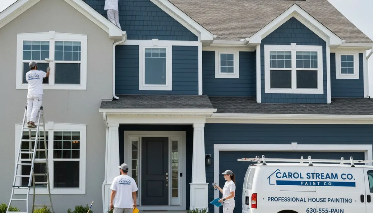 House painting services in Naperville, IL by professional painters for residential homes