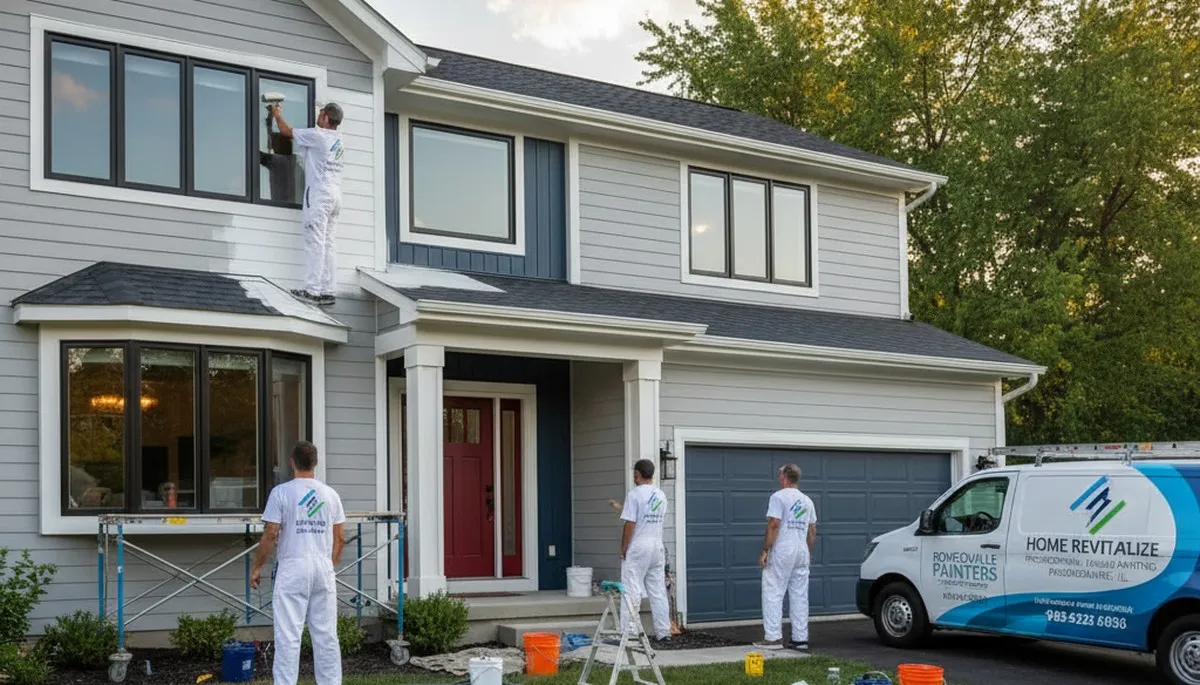 House painters in Naperville, IL providing professional interior and exterior painting services