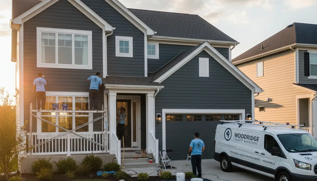 House painters in Naperville, IL providing professional interior and exterior painting services